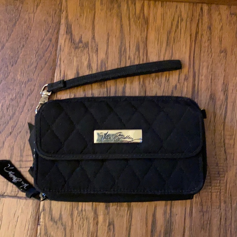 Vera Bradley black wristlet